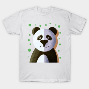 Funny Panda Hand Drawn T-Shirt